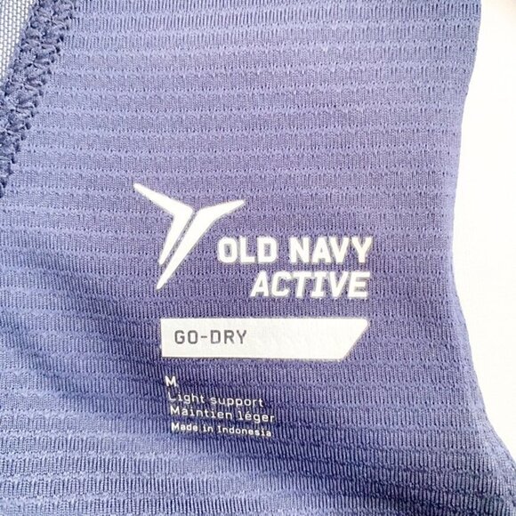 Old Navy Active longline light support floral sports bra - Medium - Picture 7 of 7